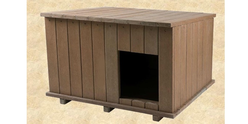 Dog Kennel in Recycled Plastic