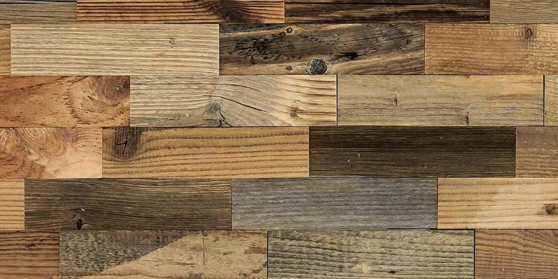 rMIX: Paneles de revestimiento de paredes de madera envejecida reciclable