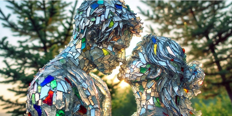 Digital Art Images: Reflected Fragility
