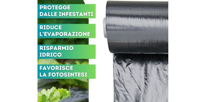 rMIX: Il Portale del Riciclo nell'Economia Circolare - Achetez le film de paillis noir de 100 mètres x 1 mètre de largeur sans trous. #publicité