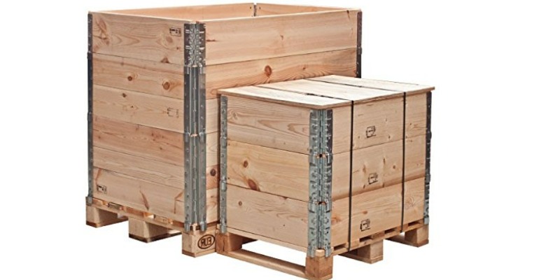 rMIX: Il Portale del Riciclo nell'Economia Circolare - Cajas modulares de madera de 80 x 120 x 20 cm. #publicidad