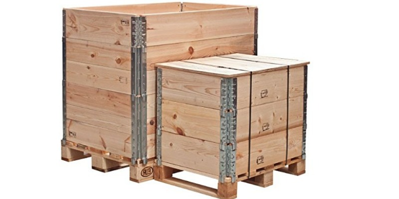 rMIX: Il Portale del Riciclo nell'Economia Circolare - Casse in Legno Modulare, 80 x 120 x 20 cm. #pubblicità