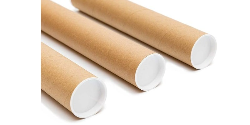 rMIX: Il Portale del Riciclo nell'Economia Circolare - Compra 5 tubos postales pequeños A4 para carteles, obras de arte, pinturas, documentos, rollos de cartón de 240 mm x 50 mm + tapas de extremo. #publicidad