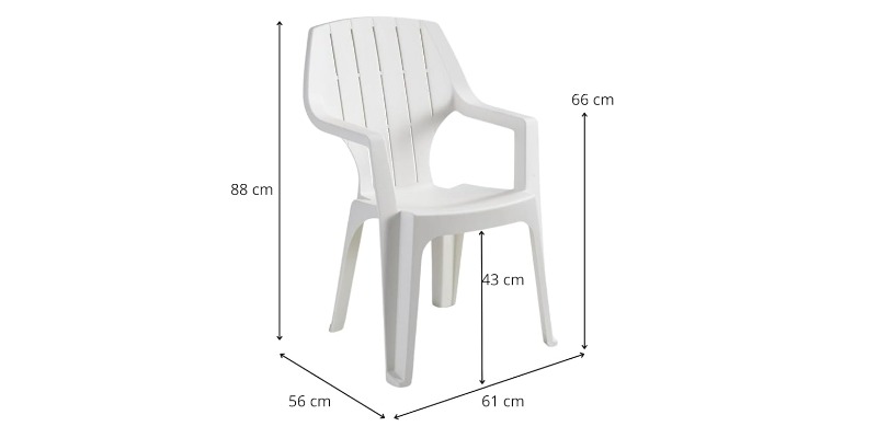 rMIX: Il Portale del Riciclo nell'Economia Circolare - Conjunto de sillas de jardín apilables de plástico imitación madera de colores. #publicidad