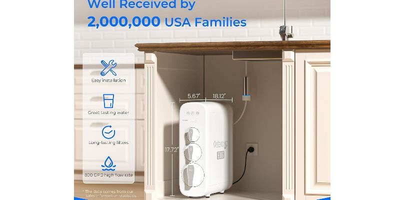 rMIX: Il Portale del Riciclo nell'Economia Circolare - Achetez un système de purificateur d'eau par osmose inverse, débit rapide 800 GPD, certifié NSF/ANSI 58, 3:1 pur aux déchets. #annonces