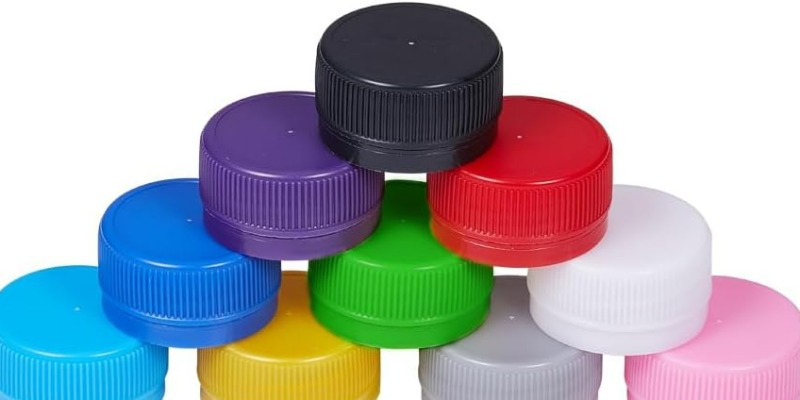 rMIX: Il Portale del Riciclo nell'Economia Circolare - Sale of Plastic Bottle Caps 10 Colors 28.5 mm