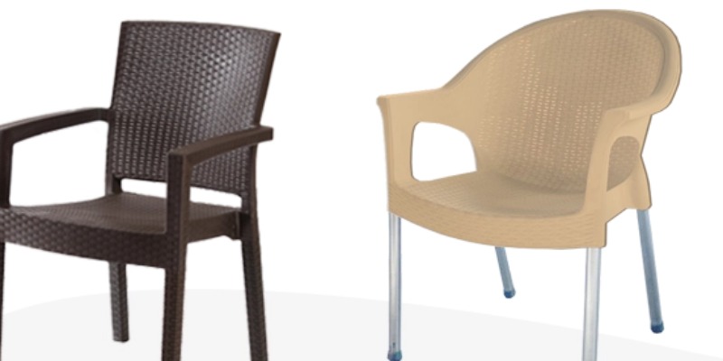 rMIX: Producción de sillas de plástico para el jardín y el hogar.