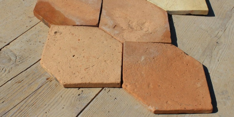 rMIX: Hexagonal Tiles in Recycled Antique Cotto