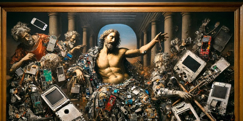 Digital Art Images: Technological Legacy in Shadow