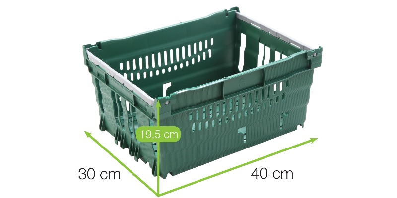 Circulating multipurpose recycled PP crates