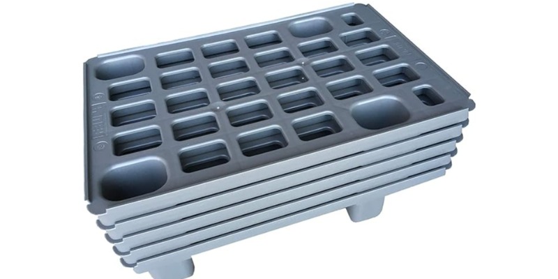 rMIX: Il Portale del Riciclo nell'Economia Circolare - Acquista 5 pallet leggeri, 60 x 40 cm, in plastica, 1/4 della misura standard europea. #ads