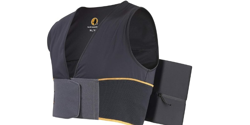 rMIX: Il Portale del Riciclo nell'Economia Circolare - Compra el Chaleco Antironquidos en Poliamida, Negro/Naranja, L-XL. #anuncios