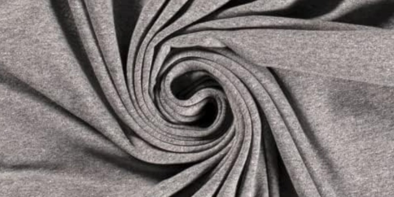 rMIX: Il Portale del Riciclo nell'Economia Circolare - Acquista il Tessuto a maglia elasticizzata in jersey di cotone riciclato grigio - al metro