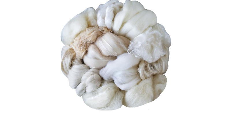 rMIX: Il Portale del Riciclo nell'Economia Circolare - Achetez les bonnets assortis en mélange de mérinos blanc et de déchets de fibres. #annonces