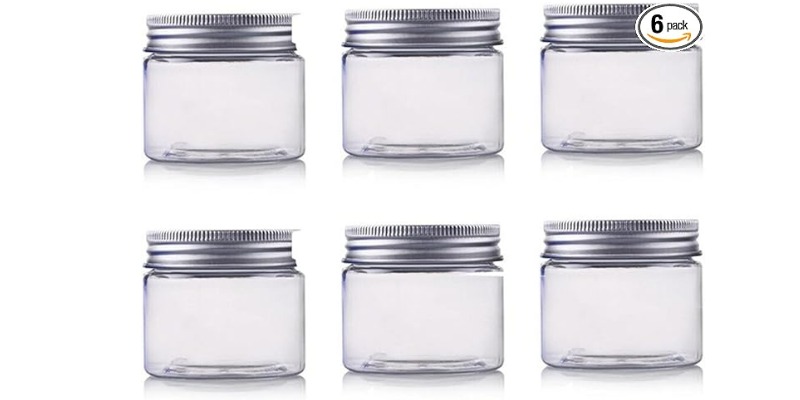 rMIX: Il Portale del Riciclo nell'Economia Circolare - Acquista Confezione da 6 contenitori di plastica (PET) vuoti, da 200 ml, con tappi di alluminio color argento, per cosmetici, creme, lozioni, pomate, trucco. #ads
