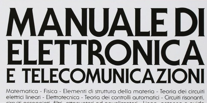 rMIX: Il Portale del Riciclo nell'Economia Circolare - Manuale di elettronica e telecomunicazioni. #pubblicità