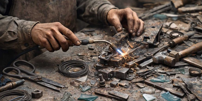 Materia Nuova. Capitolo 11: Tecniche, Mani e Materia nel Riciclo Artistico