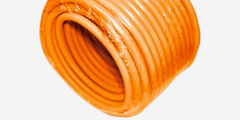 rMIX: Producción de Tubo Corrugado Naranja en MDPE para Electricidad