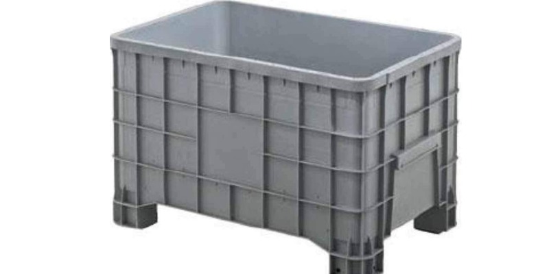 rMIX: Il Portale del Riciclo nell'Economia Circolare - Buy Closed bins with 4 feet Stackable plastic container in PHED 280 liters for light industry dimensions 1000x640xh.655 mm. #ads