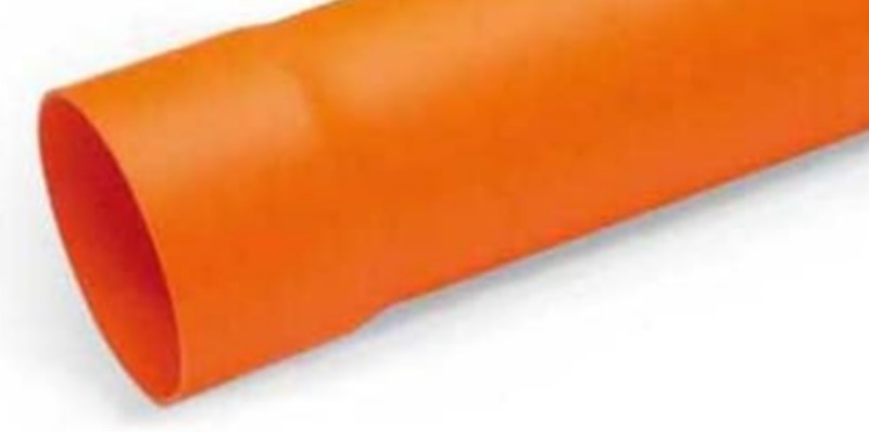 rMIX: Il Portale del Riciclo nell'Economia Circolare - Tubería de PVC de color naranja de 200 mm de diámetro. Longitud 1000 mm. #publicidad