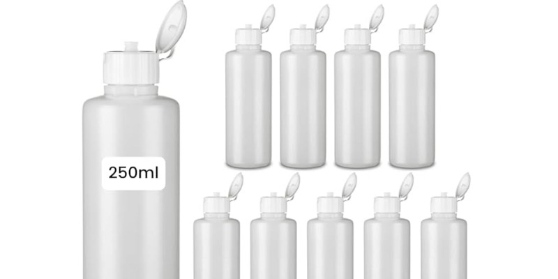 rMIX: Il Portale del Riciclo nell'Economia Circolare - Vendita di Flaconi in PE Vuoti Trasparenti, Bottiglie Plastica Riutilizzabili, Tappo Dosatore