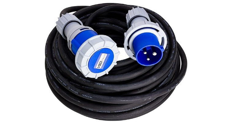 rMIX: Il Portale del Riciclo nell'Economia Circolare - Acquista la Prolunga Elettrica Industriale Professionale da 30 Metri - Spina e Presa CEE 3 Poli, Cavo 3G2.5, protezione IP67, rivestimento cavo in neoprene 230 V /16 A. #ads