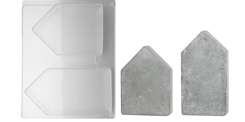rMIX: Il Portale del Riciclo nell'Economia Circolare - Acquista lo Stampo In Plastica (PET), 2 Case, 13,5 16,5 Cm, Profondità 3 Cm, Pet, Trasparente, 2.97 X 2.1 X 0.4 Cm. #ads