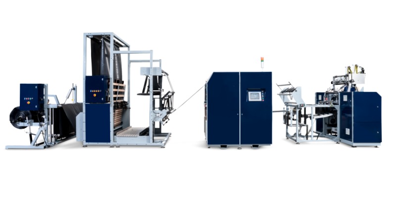 rMIX: Máquina para la producción de bolsas de plástico enrolladas