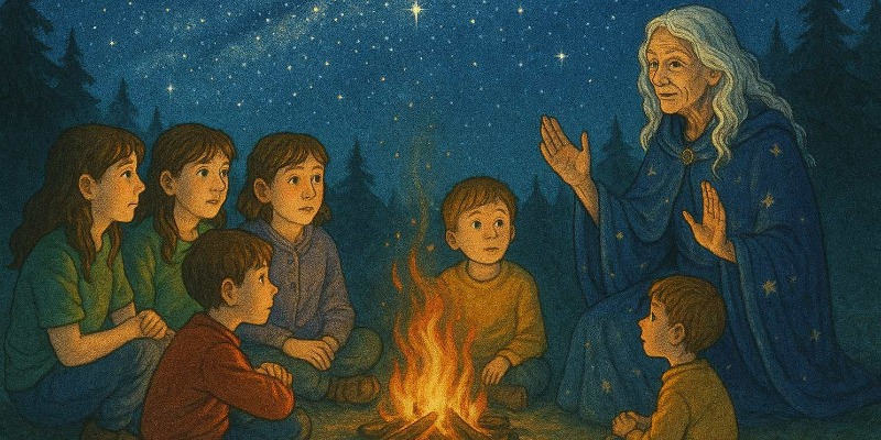 Les Gardiens de la Nuit Étoilée. Conte de fées (avec fiche d'exercices pour les enseignants)