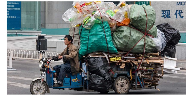 L'involution du marché du recyclage du plastique