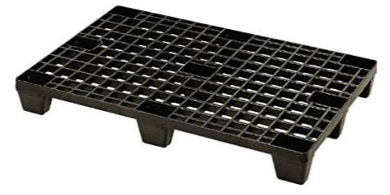 rMIX: Il Portale del Riciclo nell'Economia Circolare - Comprar palet de carga ligera usado en plástico negro, 800x1200 mm. #anuncios