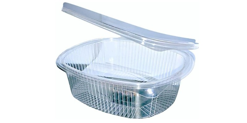 rMIX: Il Portale del Riciclo nell'Economia Circolare - PET Plastic Trays for Food 500cc with Transparent Lid - 100 Pieces. #advertising