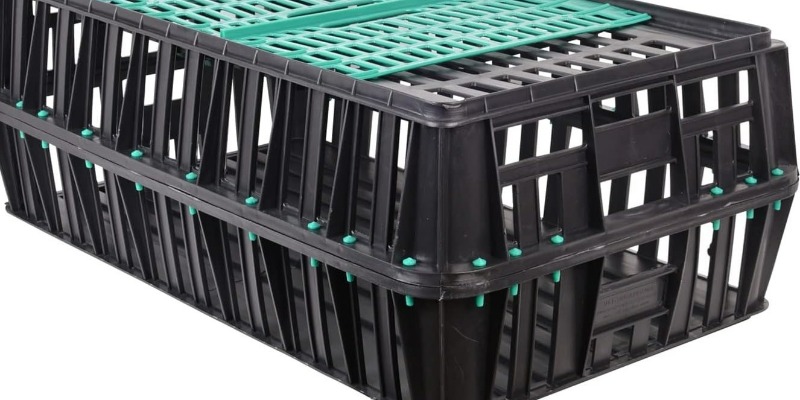 rMIX: Il Portale del Riciclo nell'Economia Circolare - Jaula de transporte para aves de corral con puerta corredera