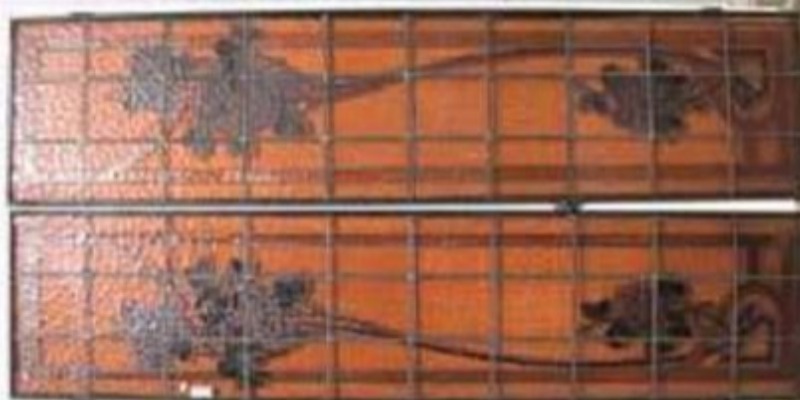 rMIX: Fourniture de Portes Composées de Verre Antique Brodé