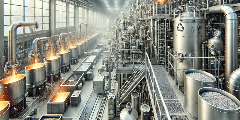 Technologies à basse température pour la récupération des métaux des poudres de soudage: zinc et étain