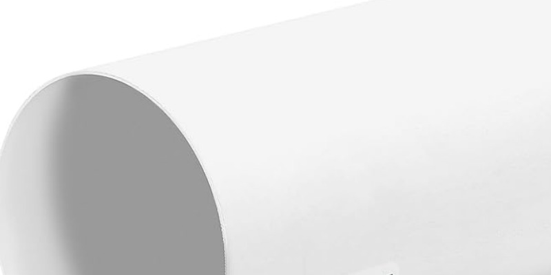 rMIX: Il Portale del Riciclo nell'Economia Circolare - Compra el Tubo de Ventilación Redondo de PVC, de 500 mm de largo y 100 mm de diámetro, color blanco. #anuncios