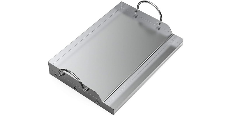 rMIX: Il Portale del Riciclo nell'Economia Circolare - Buy the Stainless Steel BBQ Plate, Rectangular plancha for gas and charcoal grill 58.4x40.6cm. #ads
