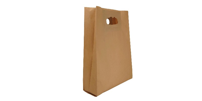 rMIX: Il Portale del Riciclo nell'Economia Circolare - Achetez 50 sacs en papier marron avec trou pour poignée. #publicité