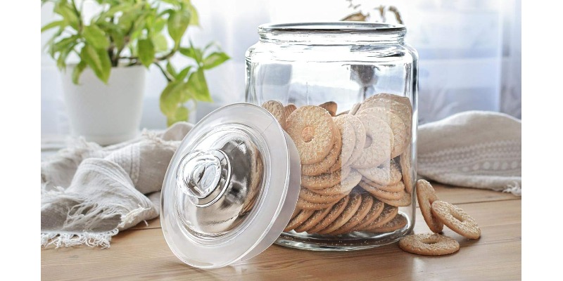 rMIX: Il Portale del Riciclo nell'Economia Circolare - Acquista Barattolo in vetro da 6 l con coperchio, per conservare caramelle, biscotti