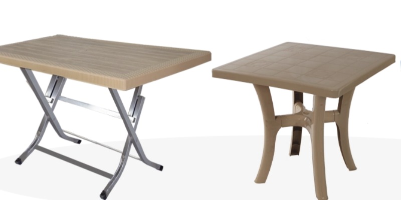 rMIX: Production de tables en plastique pour l'intérieur de la maison et le jardin