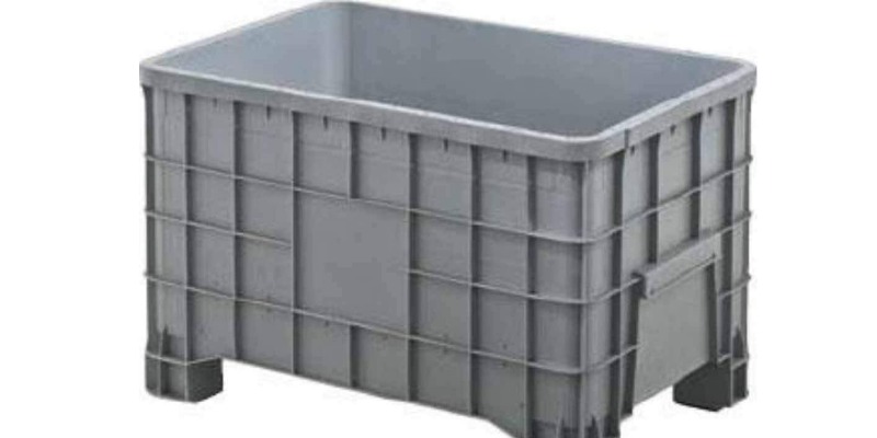 rMIX: Il Portale del Riciclo nell'Economia Circolare - Compre los contenedores cerrados con 4 pies de plástico apilables en PHED, 280 litros, dimensiones 1000x640xh.655 mm. #anuncios