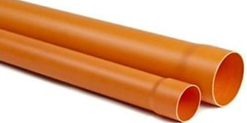 rMIX: Il Portale del Riciclo nell'Economia Circolare - Tubo in PVC arancione da 2 metri, diam. 100 mm. per acqua e fognatura. #pubblicità