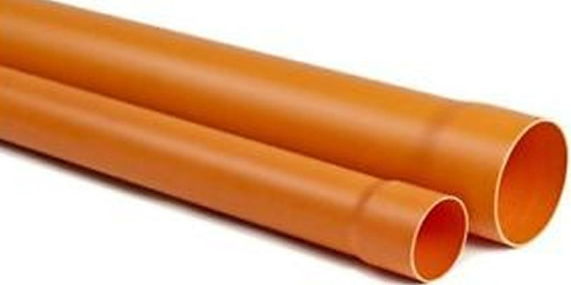 rMIX: Il Portale del Riciclo nell'Economia Circolare - Tubo in PVC arancione da 2 metri, diam. 100 mm. per acqua e fognatura. #pubblicità