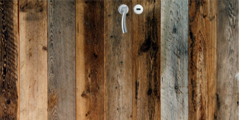 rMIX: We Make Recycled Wood Doors on Brown Colors