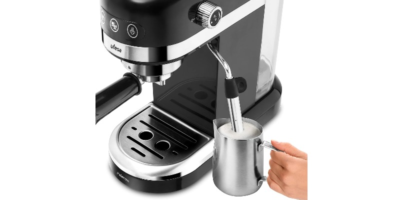 rMIX: Il Portale del Riciclo nell'Economia Circolare - Acquista la Macchina Caffè Espresso e Cappuccino, Pressione 20 Bar, 1350 W, Touchscreen, Vaporizzatore Regolabile, Serbatoio 1.4 L, Spegnimento Automatico