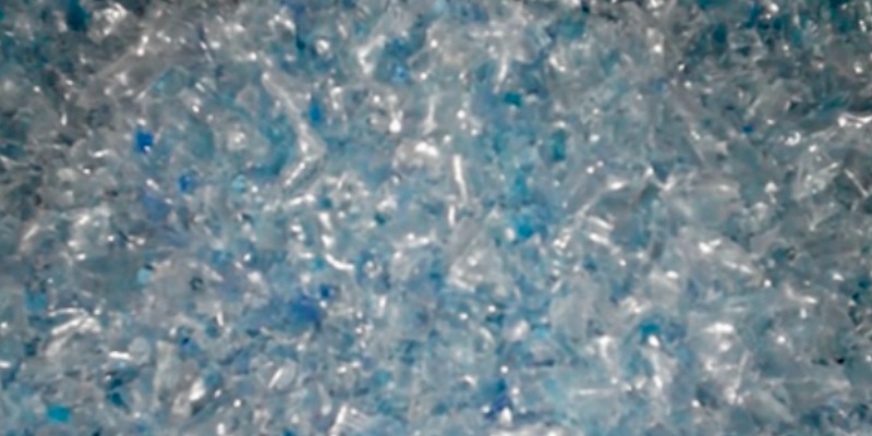 rMIX: Ground in rPET Light Blue and Clear with FDA and EFSA