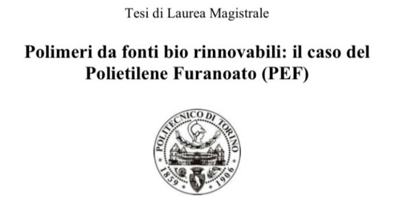 rMIX: Il Portale del Riciclo nell'Economia Circolare - Polymères issus de biosources renouvelables : le cas du Polyéthylène Furanoate (PEF)