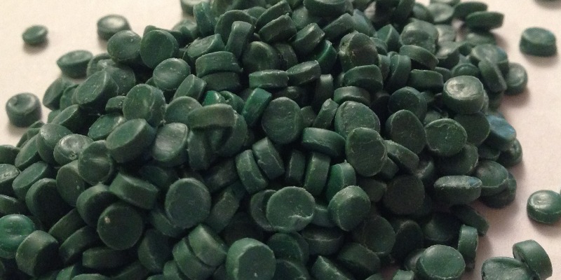 Production of recycled plastic granules