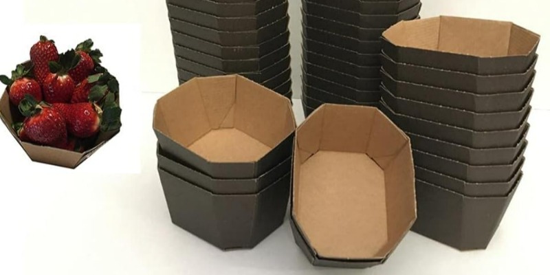 rMIX: Il Portale del Riciclo nell'Economia Circolare - Acquista i cestini per la frutta in cartone kraft ecologico. #pubblicità