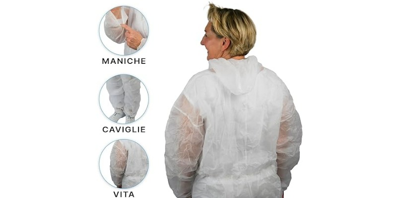 rMIX: Il Portale del Riciclo nell'Economia Circolare - Compra el traje de protección extrafuerte de PP, blanco entero, desechable de 50g/m² XXL. #anuncios
